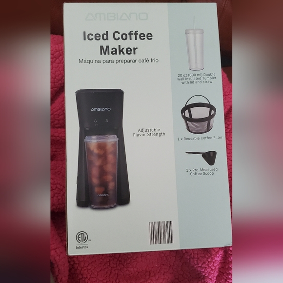 Ambiano Iced Coffee Maker With Insulated Tumbler 700W Black BNIB - Picture 5 of 7